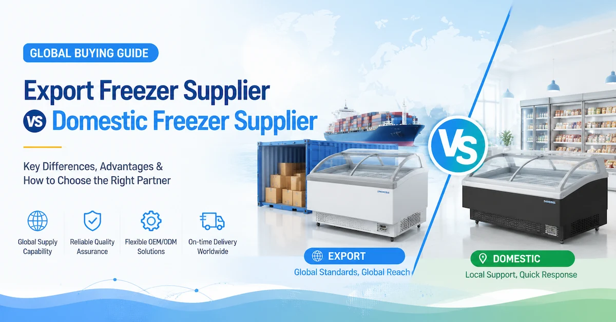 Export Freezer Supplier vs Domestic Freezer Supplier: Global Buying Guide