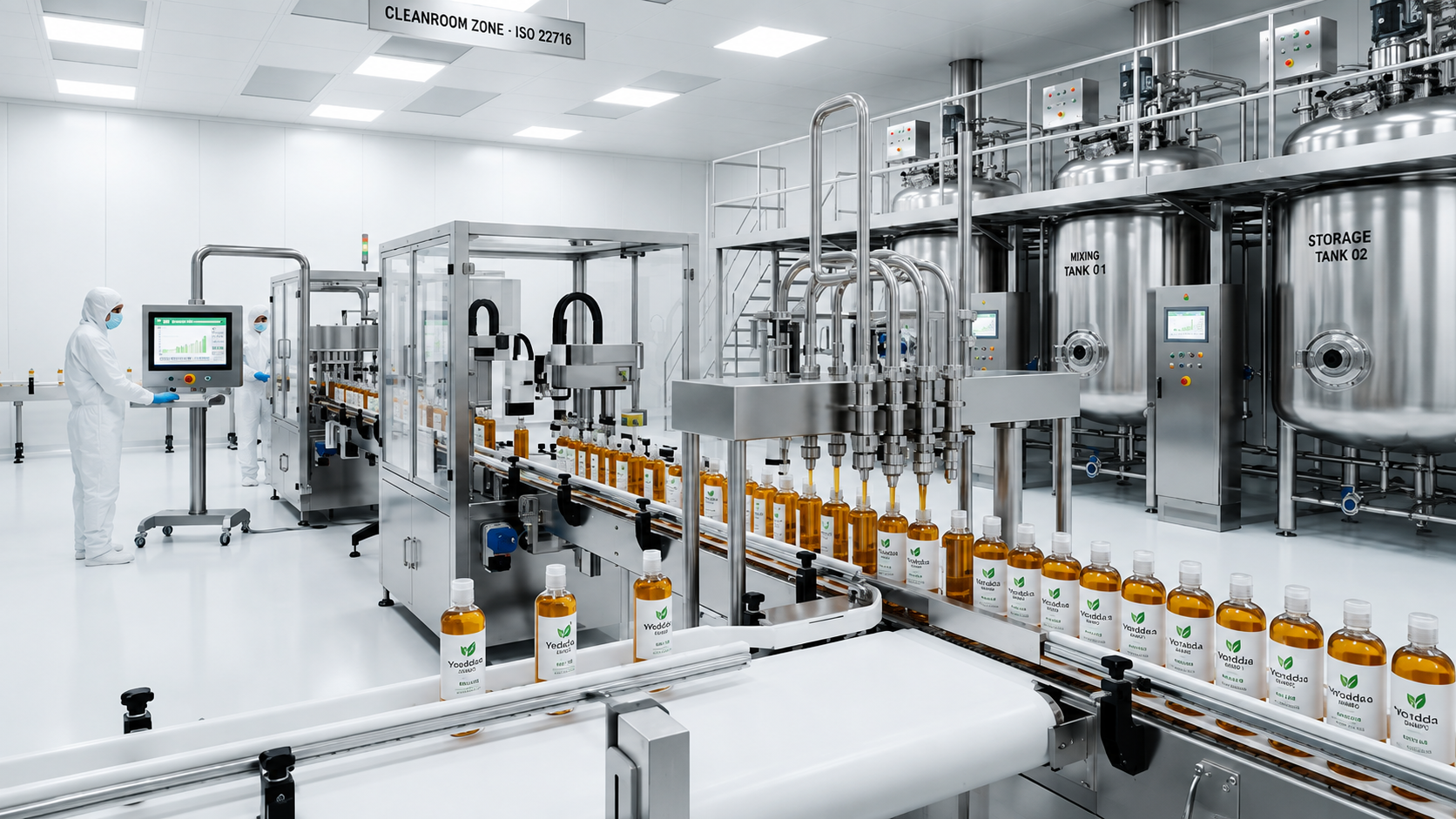 Shampoo manufacturer for international factory