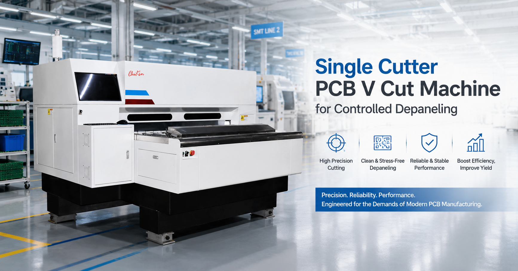 How Can a Single Cutter PCB V Cut Machine Improve Controlled PCB Depaneling?