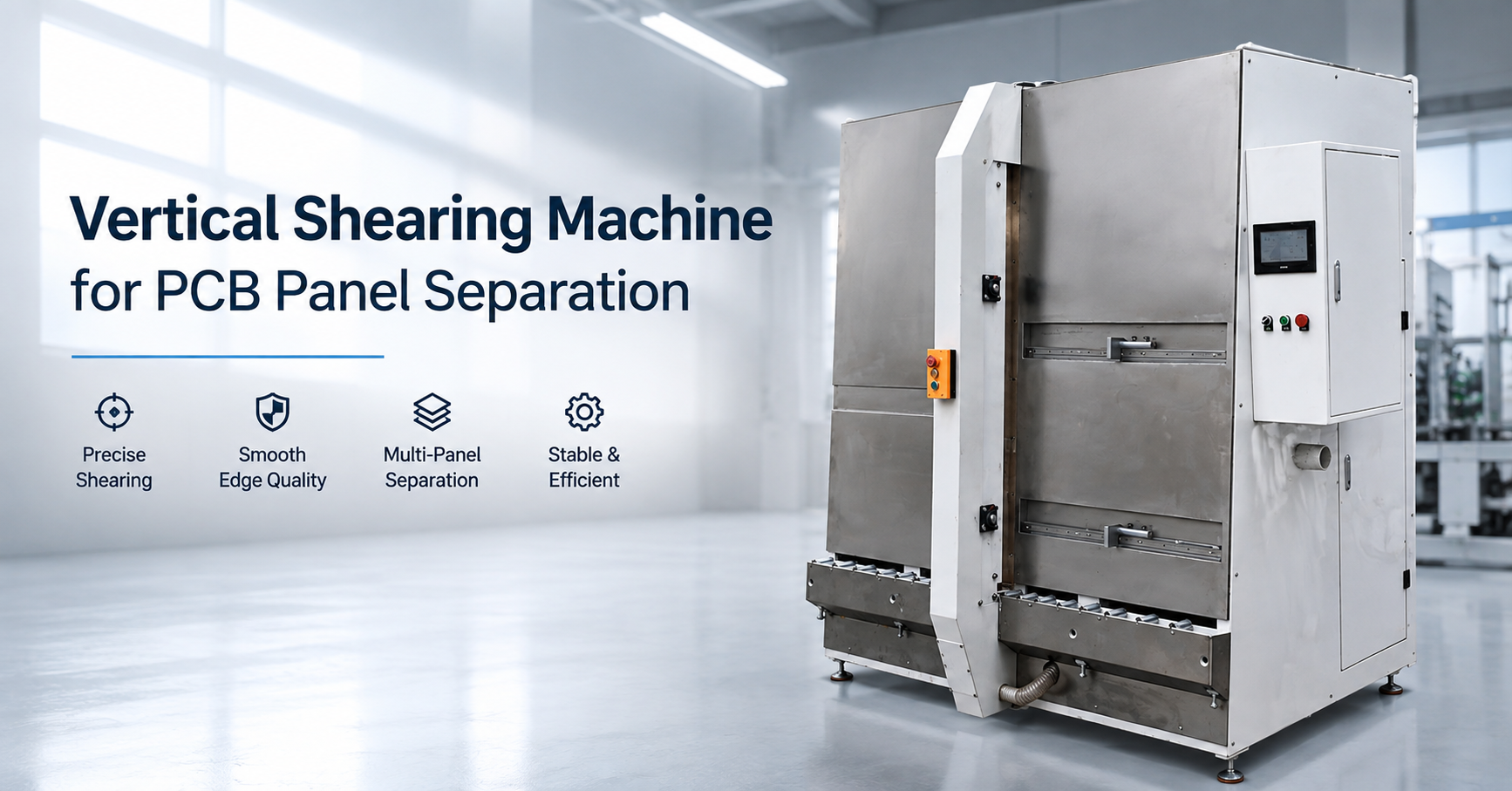 How Should PCB Factories Choose a Vertical Shearing Machine for Panel Separation?