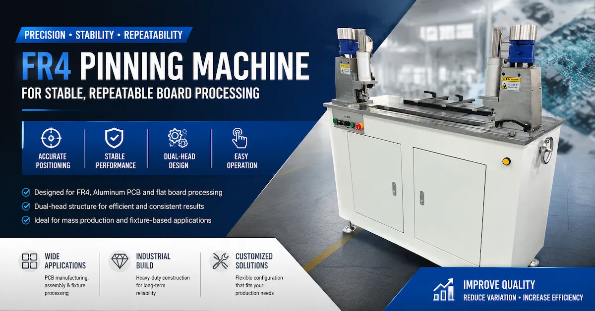 FR4 Pinning Machine Supplier Guide: How to Choose the Right Manufacturer