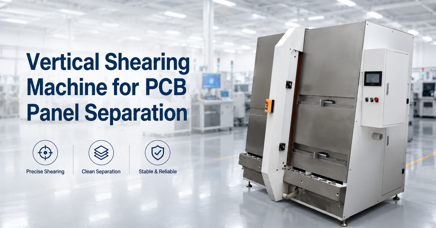 Why Is Chikin’s Vertical Shearing Machine Different from Ordinary PCB Cutting Equipment?