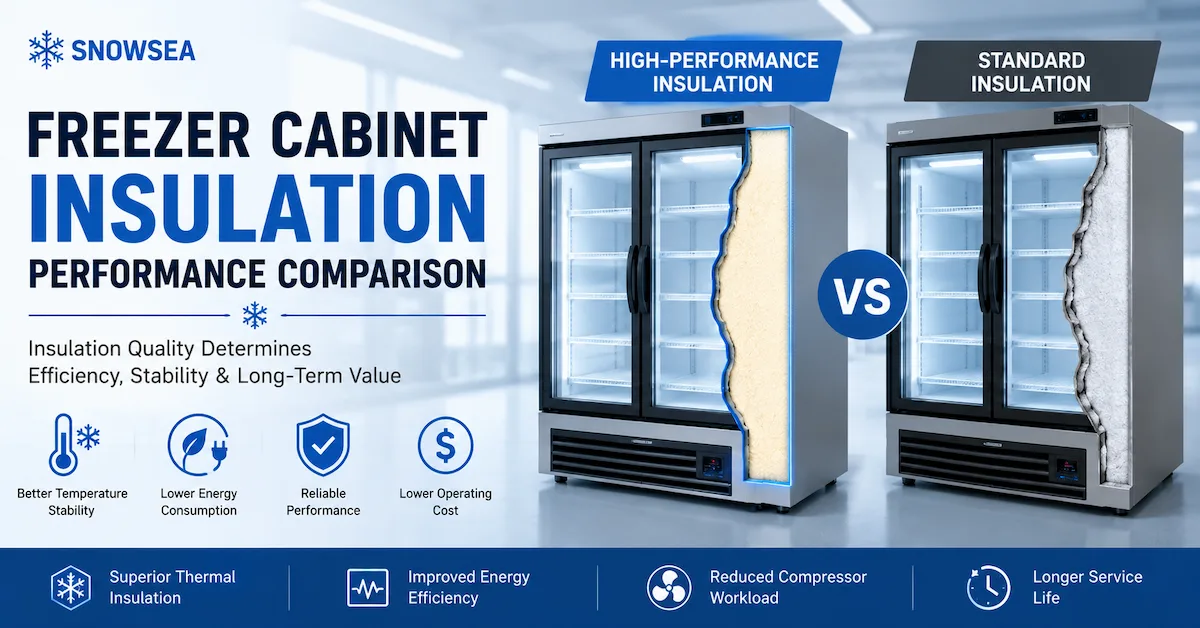 Freezer Cabinet Insulation Performance Comparison: A Buyer Guide