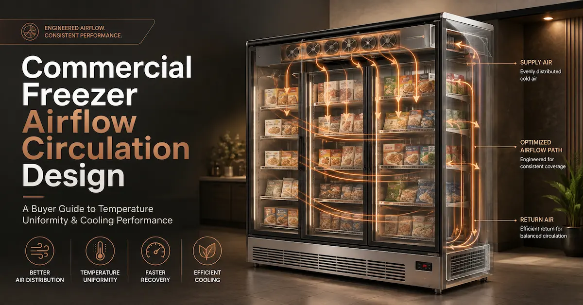 Commercial Freezer Airflow Circulation Design: How Buyers Evaluate Cooling Uniformity