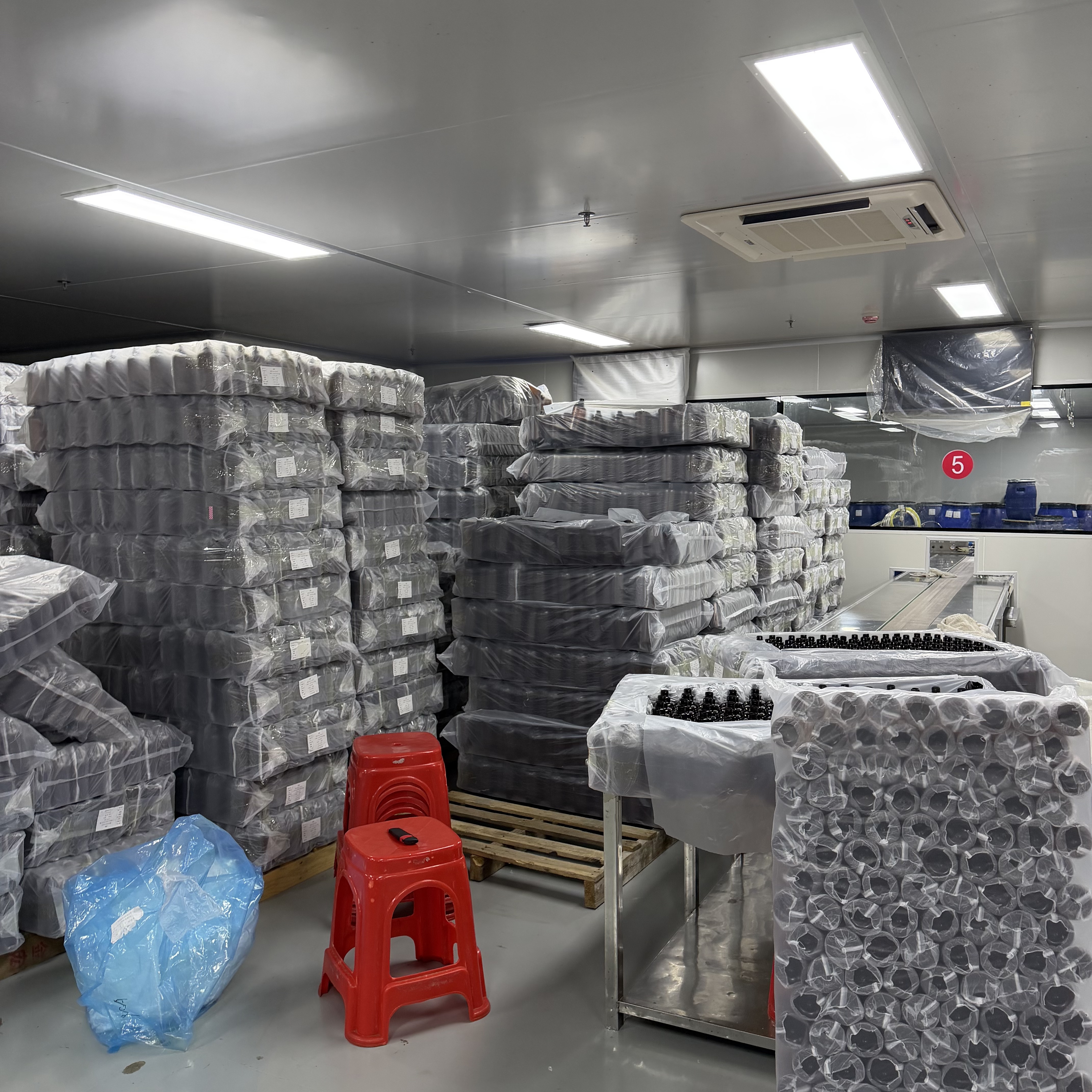 OEM hair care production floor overview