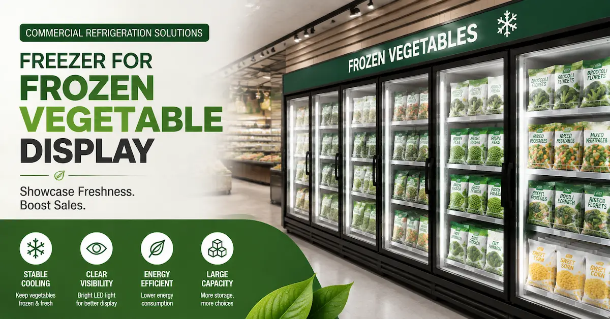 Freezer for Frozen Vegetable Display: How to Choose the Right Commercial Vegetable Freezer