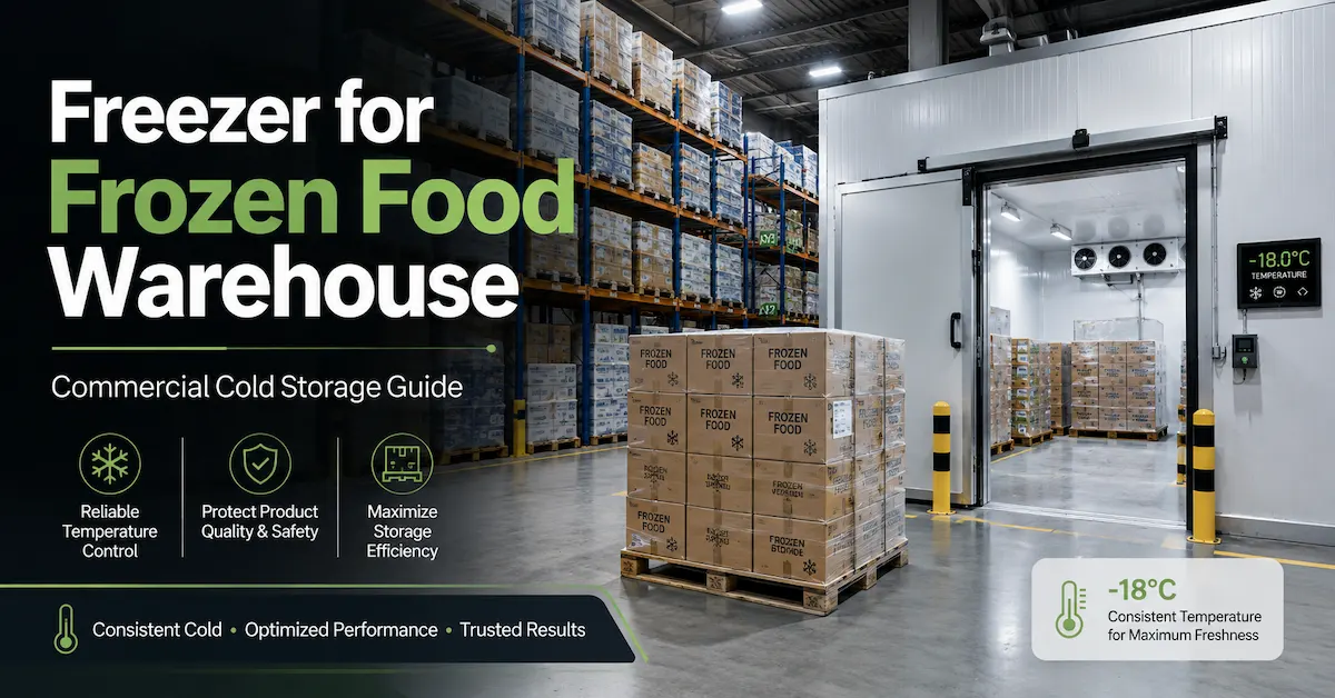 Freezer for Frozen Food Warehouse: How to Choose the Right Commercial Cold Storage Freezer
