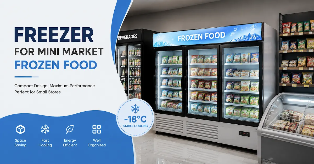 Freezer for Mini Market Frozen Food: How to Choose the Right Compact Commercial Freezer