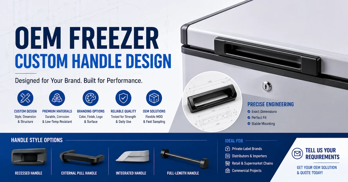 OEM Freezer Custom Handle Design: What B2B Buyers Should Specify Before Production