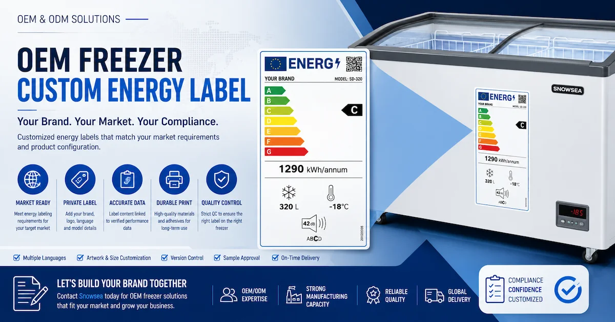 OEM Freezer Custom Energy Label: What B2B Buyers Should Confirm Before Production
