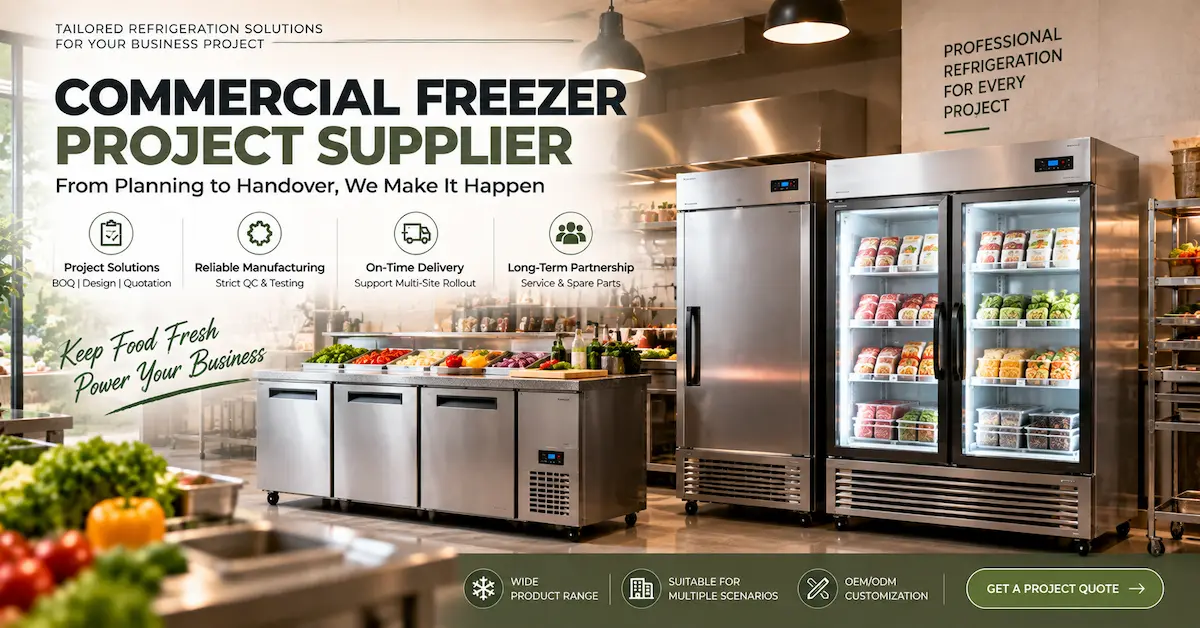 Commercial Freezer Project Supplier: From BOQ Approval to Multi-Site Handover