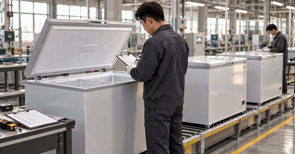 Commercial Freezer Factory Audit: 15 Evidence Checks Before Bulk Production