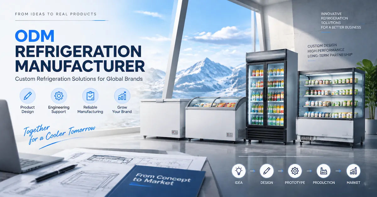 ODM Refrigeration Manufacturer: How Brands Control Multi-Category Product Development