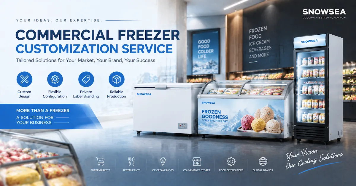 Commercial Freezer Customization Service: What B2B Buyers Should Define Before OEM Production