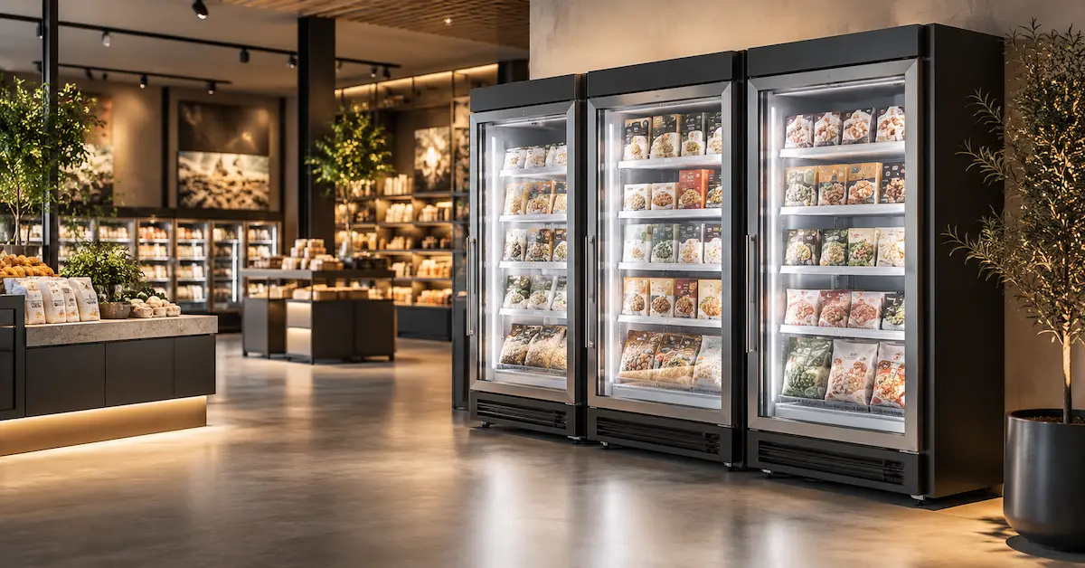 OEM Glass Door Freezer Supplier: How Buyers Control Door Design, Cooling Performance and Private-Label Production