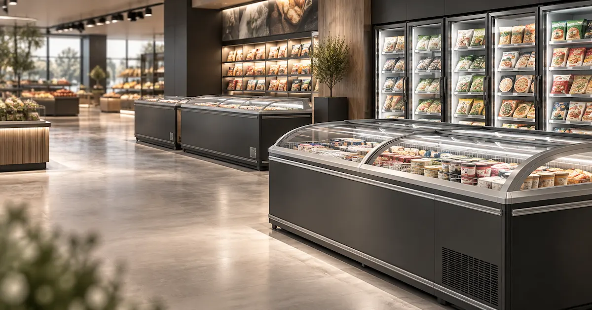 Commercial Freezer for Supermarket: How to Match Store Zones, Product Turnover and Capacity