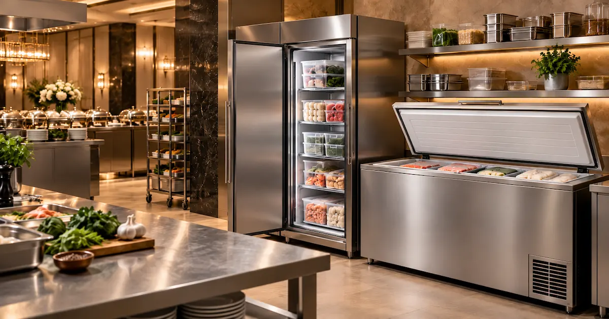 Commercial Freezer for Hotel: How to Plan Storage for Kitchens, Banquets and Peak Guest Demand