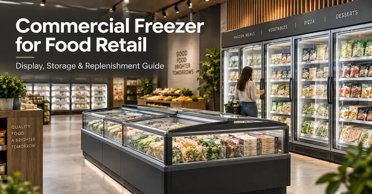 Commercial Freezer for Food Retail: How to Match Store Format, Product Display and Frozen Inventory