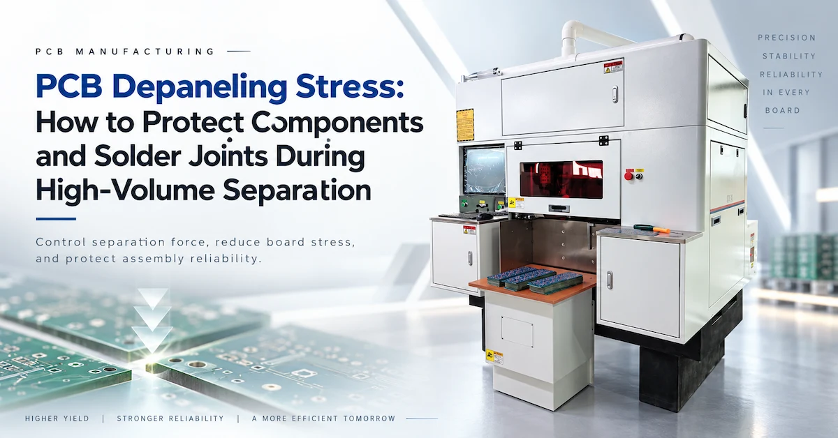 PCB Depaneling Stress: How to Protect Components and Solder Joints During High-Volume Separation