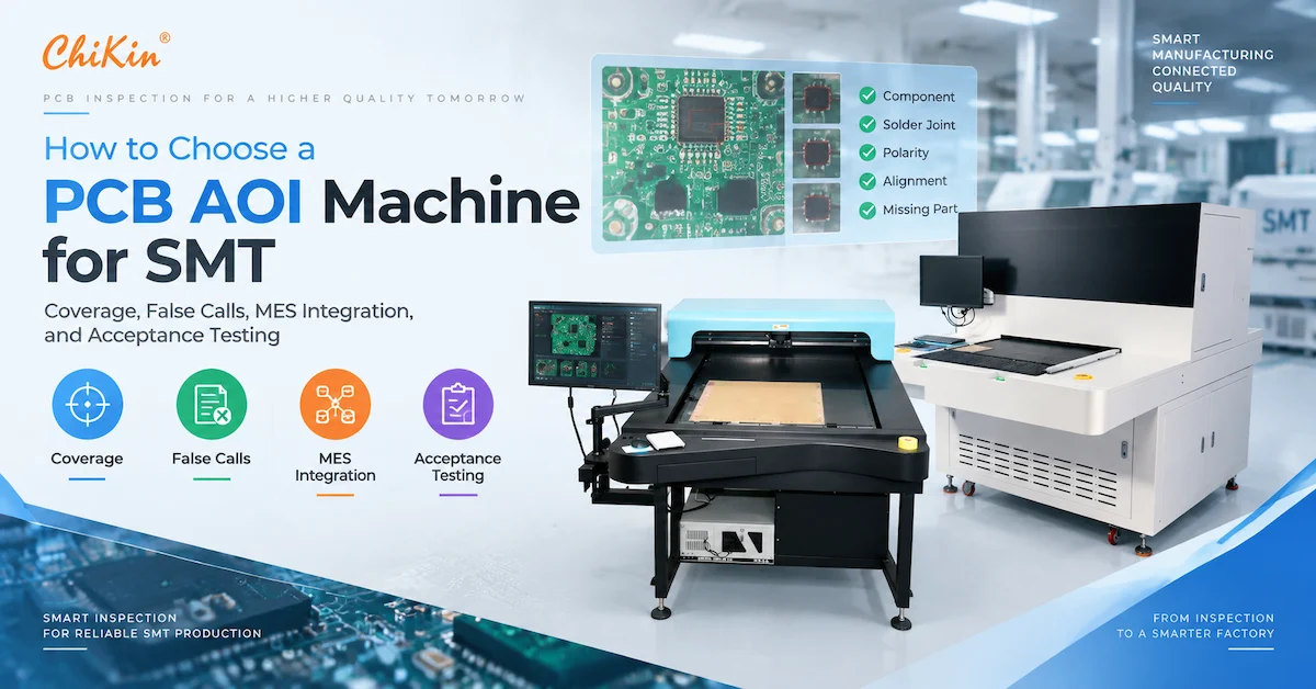 How to Choose a PCB AOI Machine for SMT: Coverage, False Calls, MES Integration, and Acceptance Testing