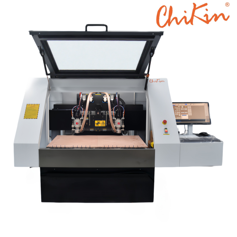 2 Spindle PCB Drilling and Routing Machine