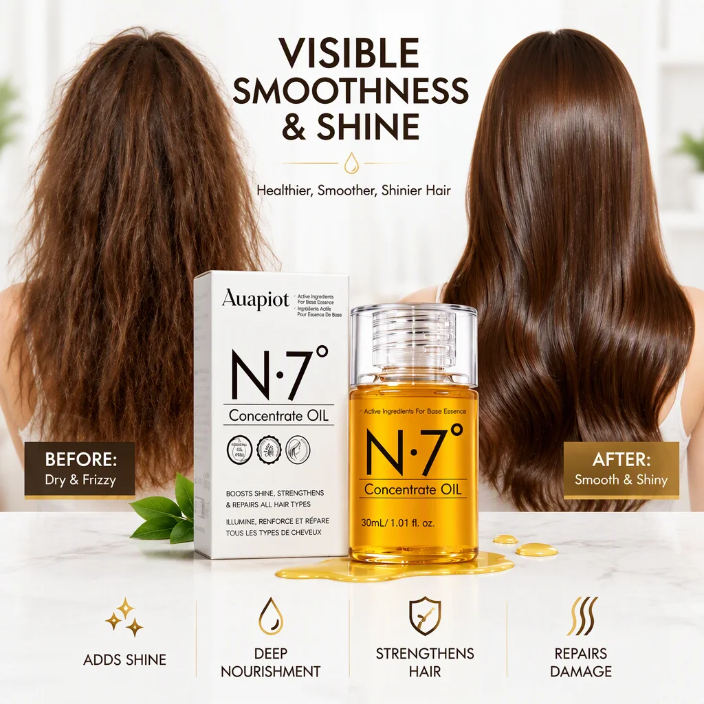 Argan Hair Oil Hair Argan Oil Squalane Oil Vitamin E Oil 30ml for Women Daily Nourishing Moisturizing Hair Care Use