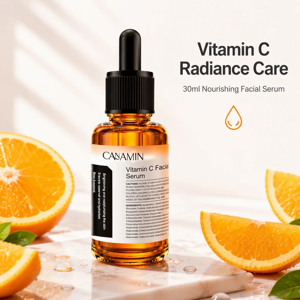 Vitamin C Facial Serum for Hydrating Moisturizing Overnight Serum for Men