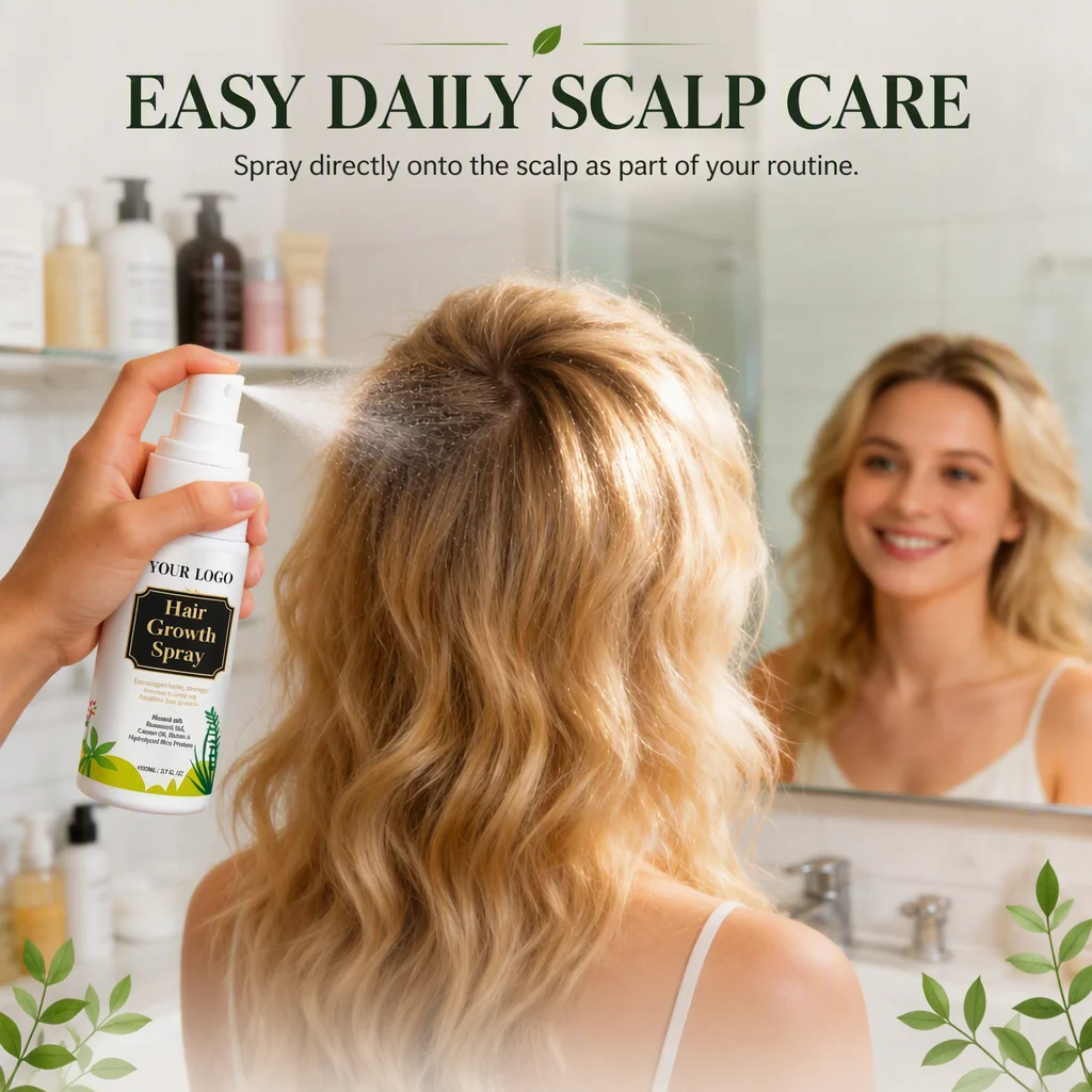 Factory Wholesale Hair Care Spray Mild Ingredients Nourish Scalp Promote Hair Growth Anti Hair Loss Care Essence