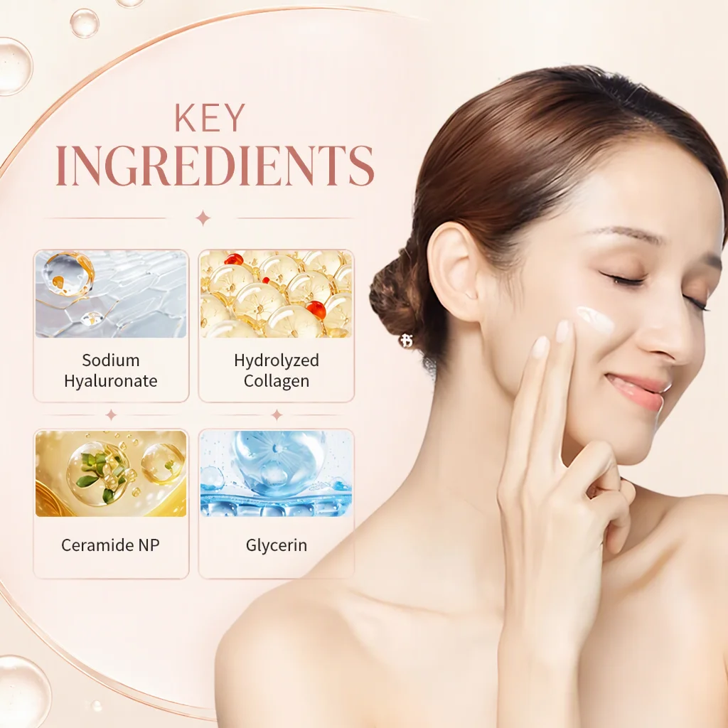 Facial Mask Collagen Night Wrapping Mask Peel-Off Face Care for Dry Skin Moisturizing