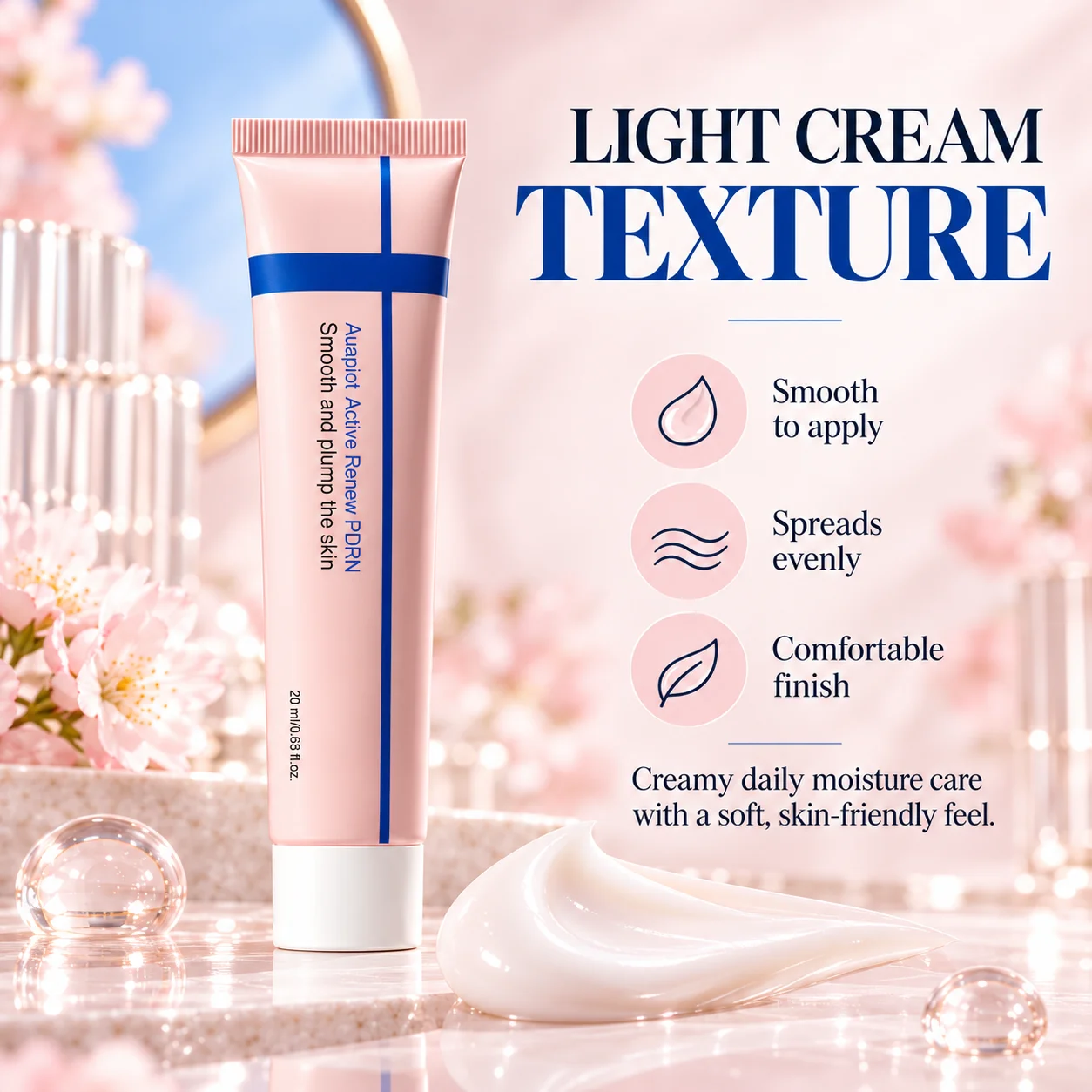 PDRN Beauty Products Wholesale Private Label Face Cream Cosmetics Manufacturer Sample 20ml for Women Use