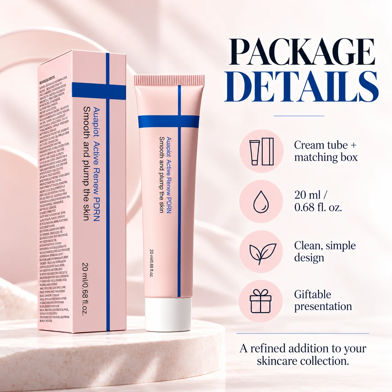 PDRN Beauty Products Wholesale Private Label Face Cream Cosmetics Manufacturer Sample 20ml for Women Use