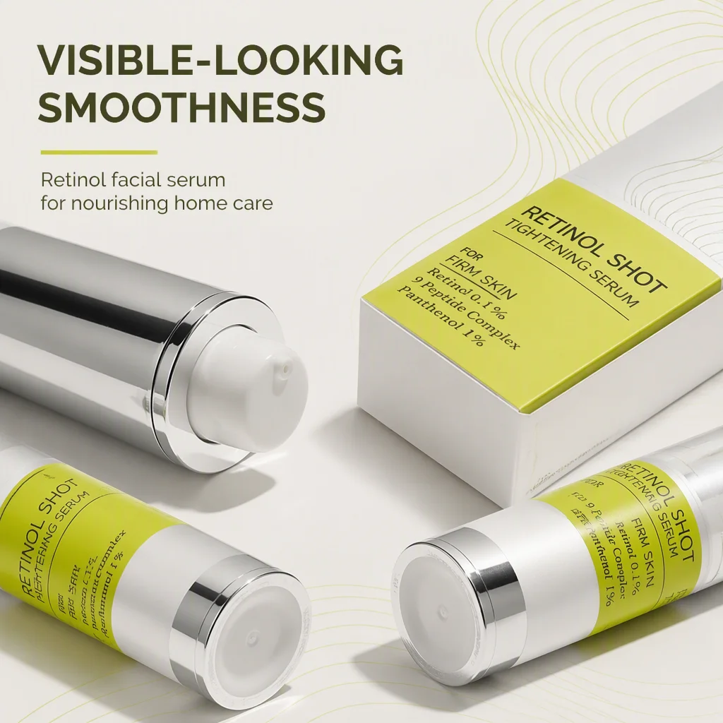 Immediate Tightening Retinol Eye Essence Nicotinamide Skin Strengthening Facial Serum Essence