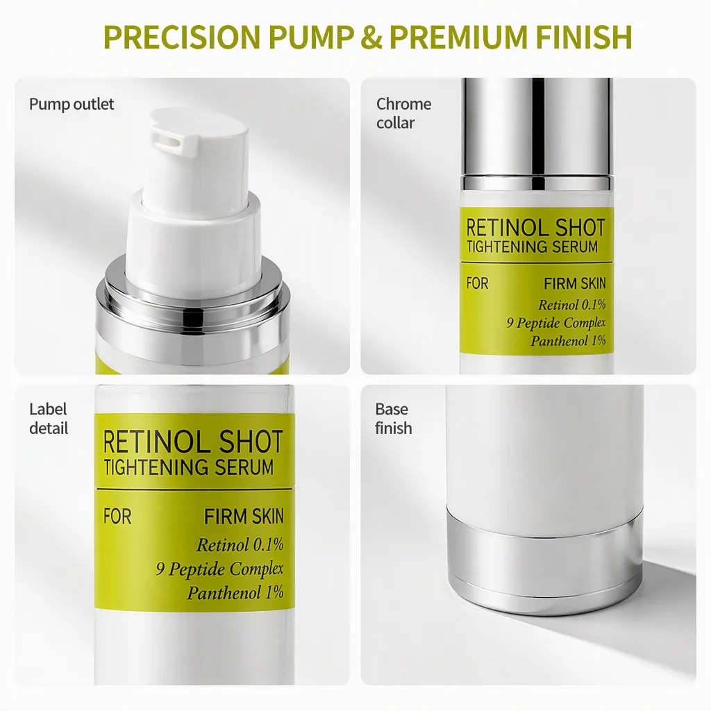 Immediate Tightening Retinol Eye Essence Nicotinamide Skin Strengthening Facial Serum Essence