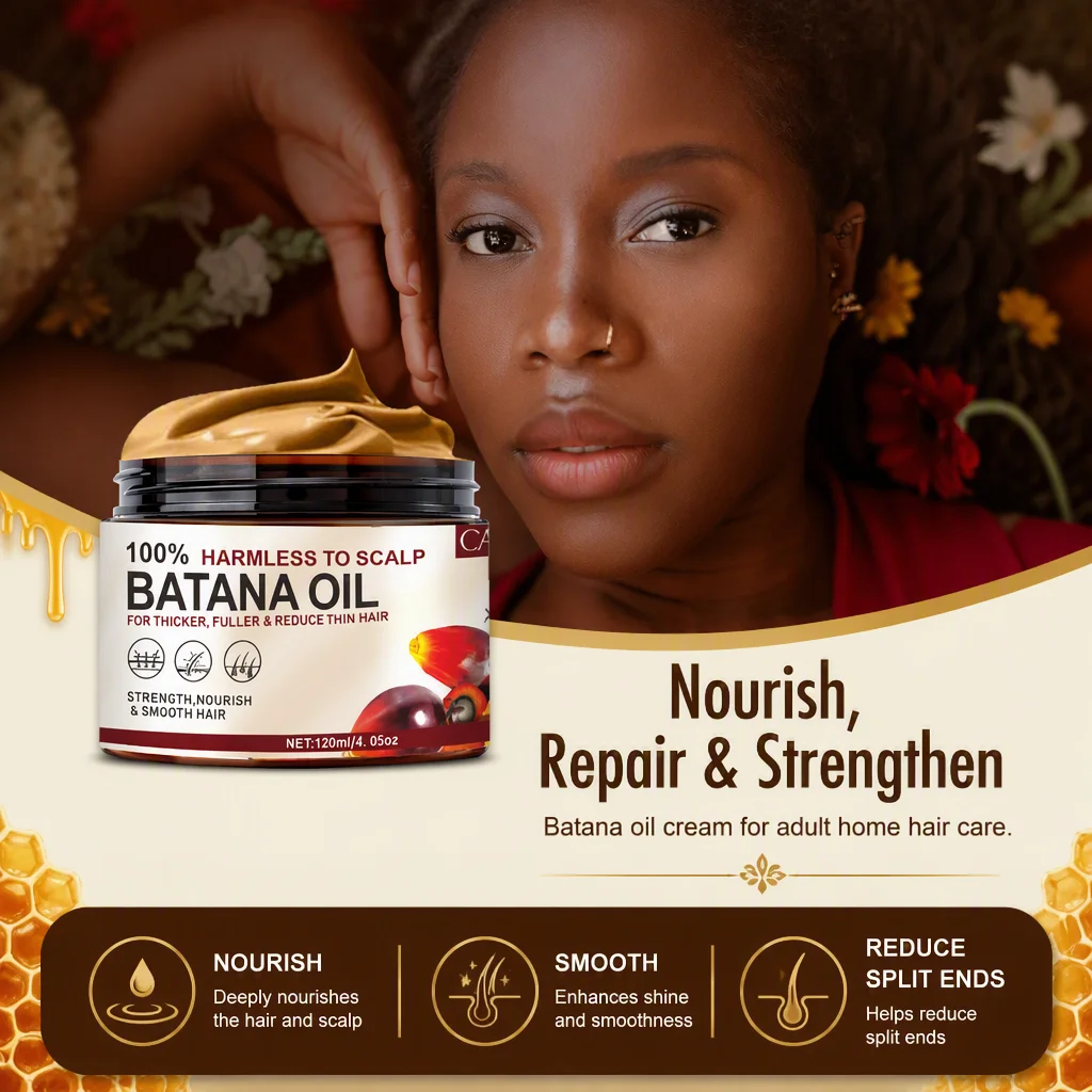 Batana Oil for Hair Growth Hair Conditioner Nourishes, Repairs, and Strengthens Hair