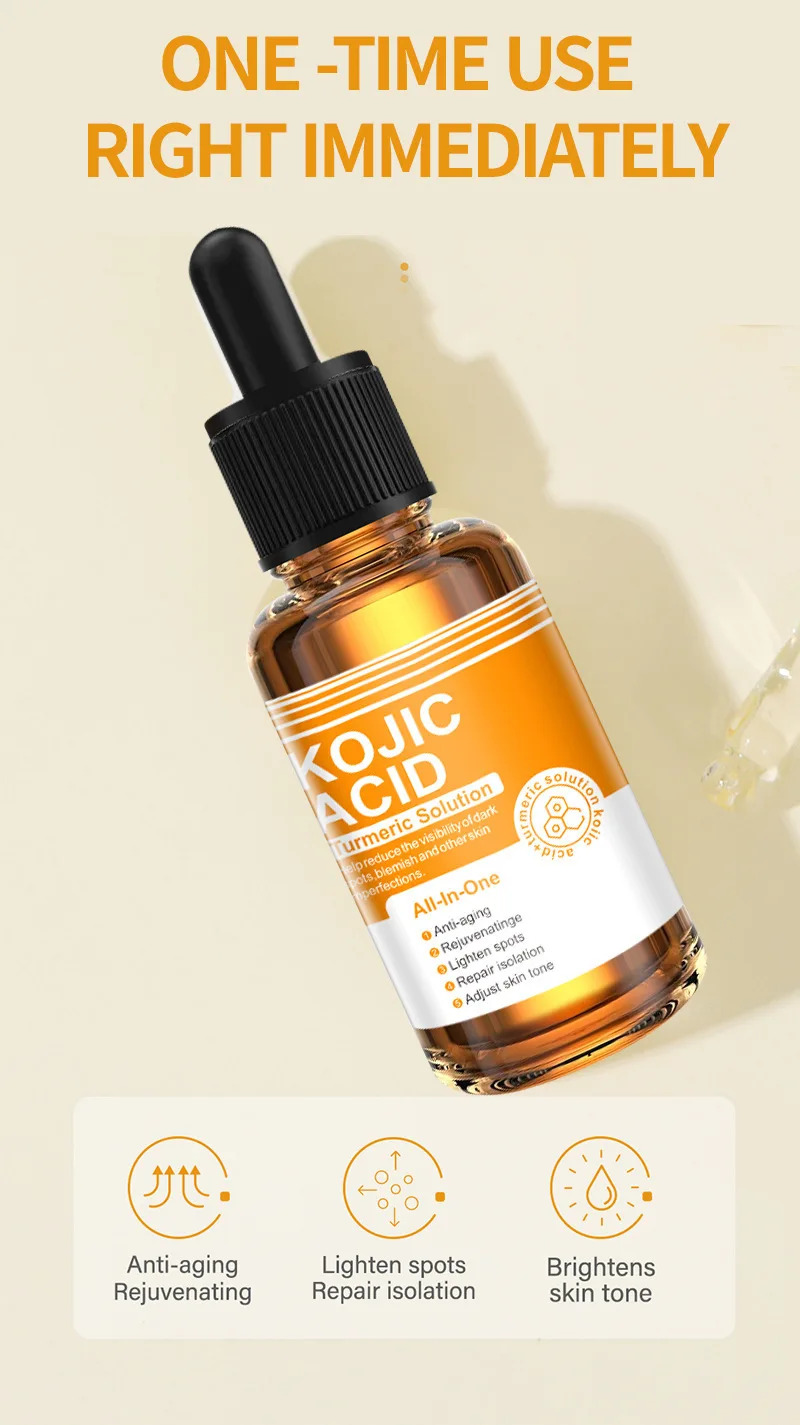 Kojic Acid Turmeric Serum Moisturizing Face for