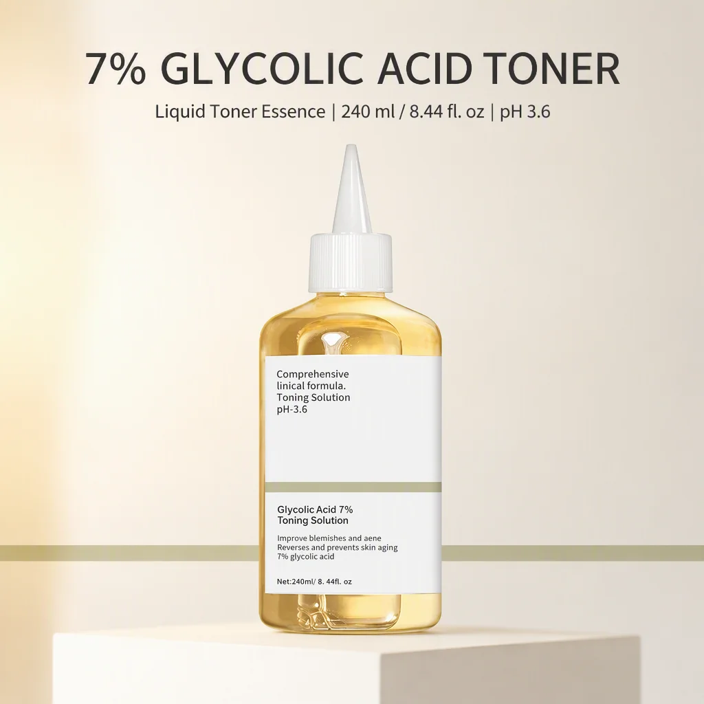 7% Glycolic Acid Toner Essence Moisturizing and Hydrating for Men Factory Straight