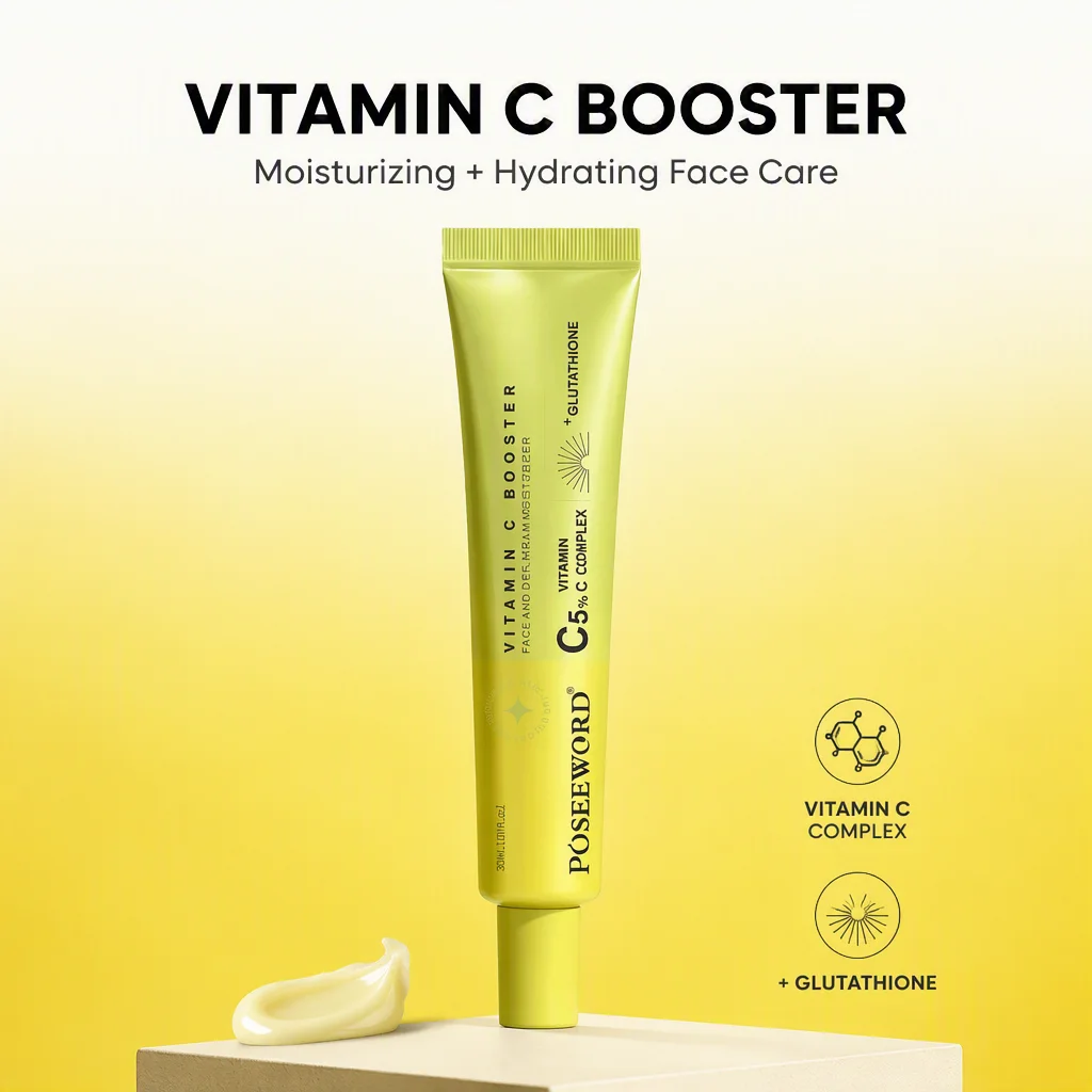 Vitamin C Booster Shot Serum & Cream for Moisturizing Delicate Hydrating 30ml for Men