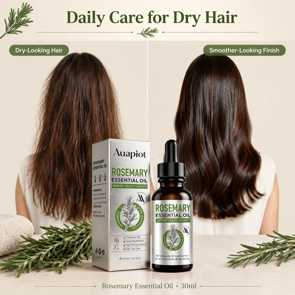 Rosemary Massage Oil Hair Loss Hair Regrowth Oil Nourishing Thickening Root 30ml for Women Daily Use