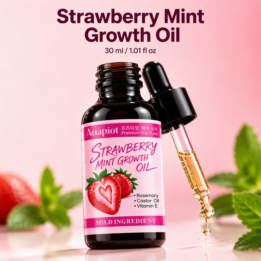 Strawberry Mint Hair Care Products Beauty Products Wholesale Cosmetics Manufacturer 30ml for Salon Daily Women Use