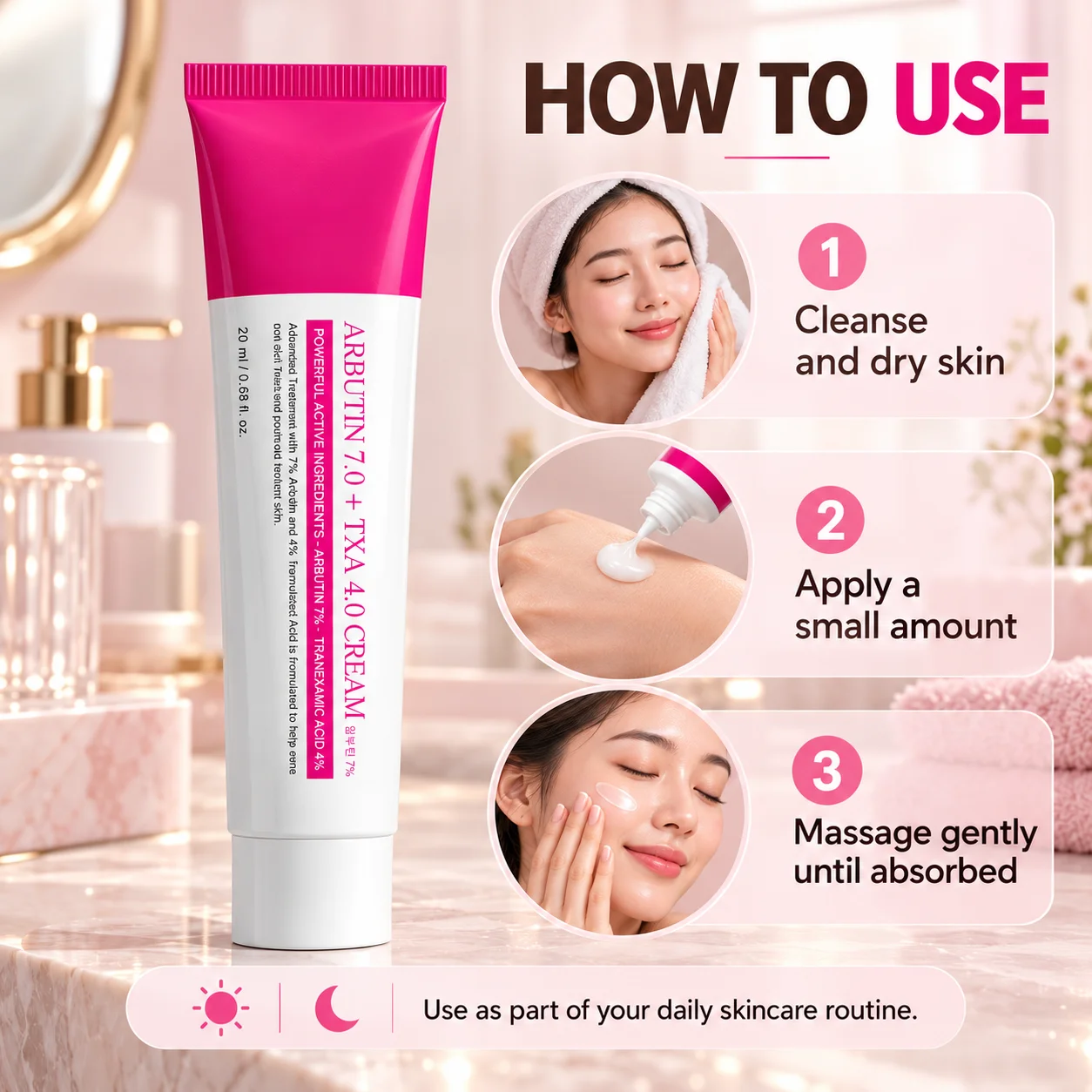 Moisturizing Facial Cream Facial Moisturizer Face Care Cream for Face 20ml Women Daily Home Skin Care Use