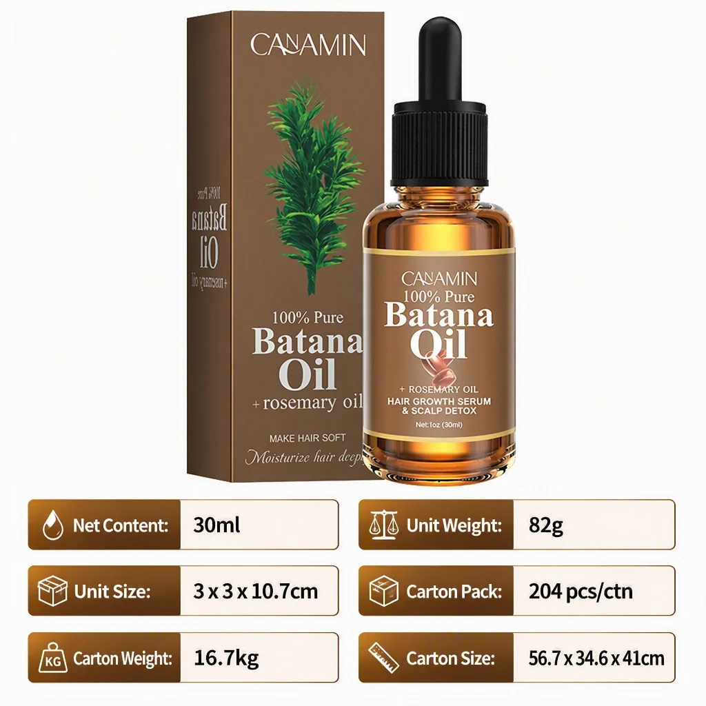 Batana Oil Strong Hair Growth Argan Oil Hair Care Essential Oil Yama Made in China