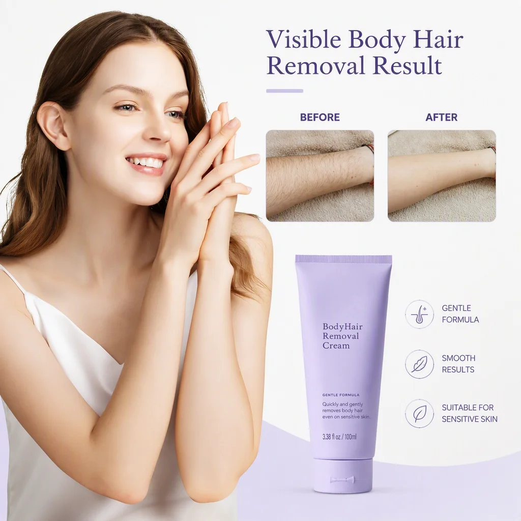 Women Hair Removal Cream Depilatory Cream Hair Removal Women Hair Remover for Women Softening Moisturizing Daily Body Care