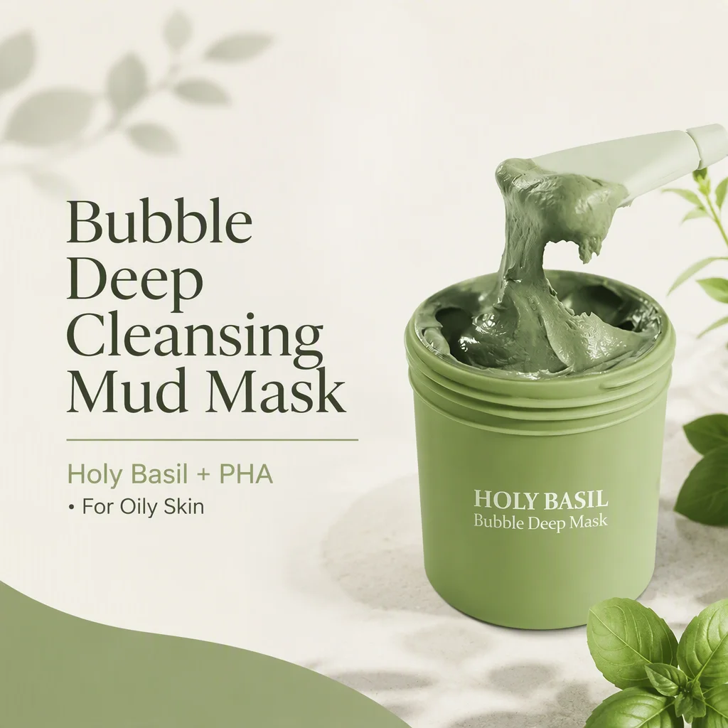 Cross-Border In-Stock Oily Face Bubble Deep Cleansing Mud Mask Gentle Carbonate Cleans Pores Blackheads Brightens Skin Tone