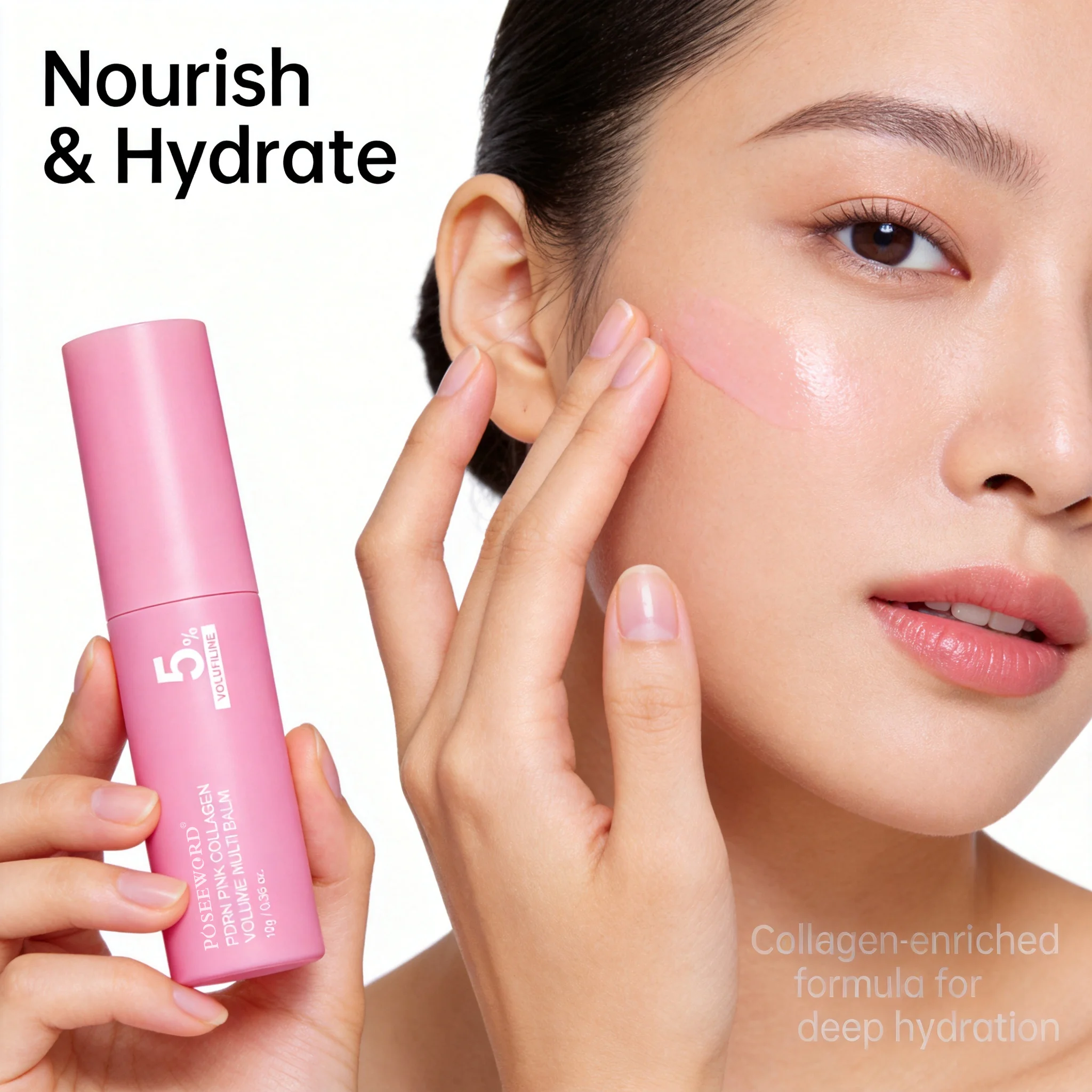 Anti Aging Face Cream Anti Wrinkle Cream Firming Cream Volumizing Collagen 10g for Women Daily Home Face Care Use