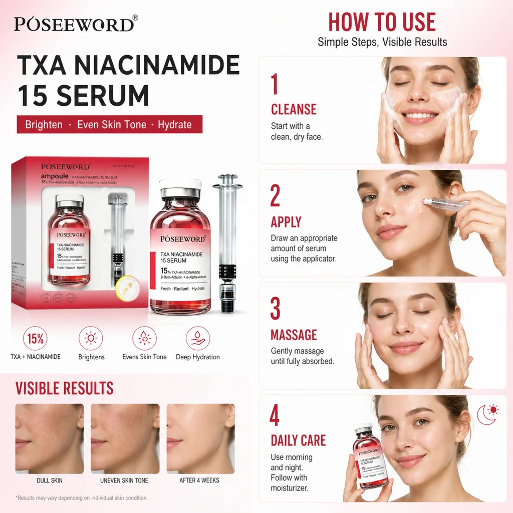 15% TXA Niacinamide Alpha Arbutin Serum Dark Spot Correcting Serum Dark Spot Serum for Fading Pigmentation Brightening 30ml