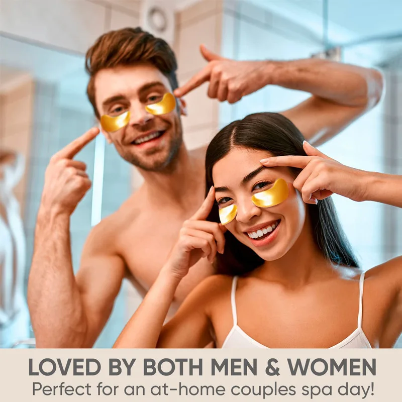 Gold Eye Mask Light Pattern Collagen Moisturizing Eye Patch Social Media Hot Sale Foreign Trade