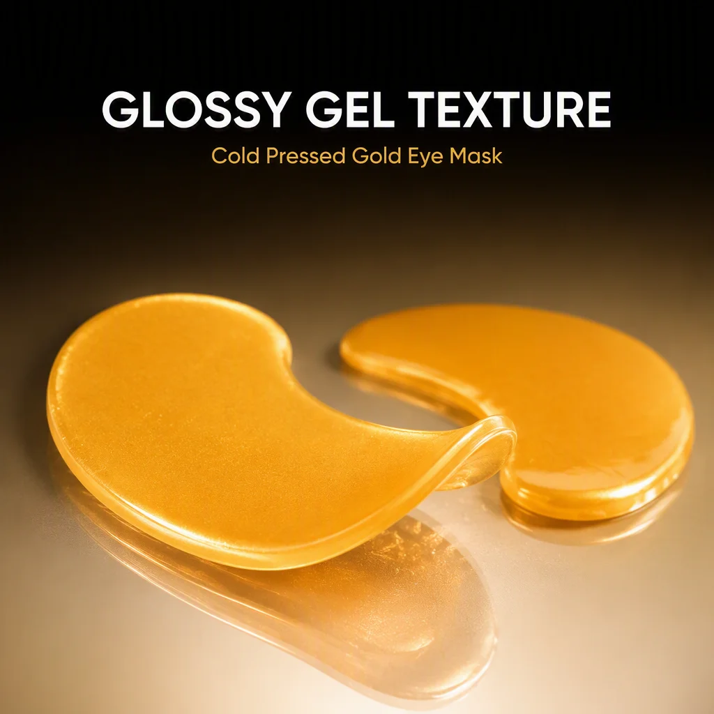 Gold Eye Mask Light Pattern Collagen Moisturizing Eye Patch Social Media Hot Sale Foreign Trade